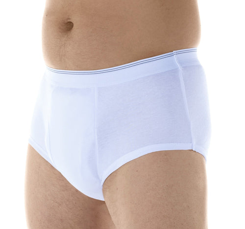 Wearever Men’s Washable Incontinence Briefs, Super Absorbency